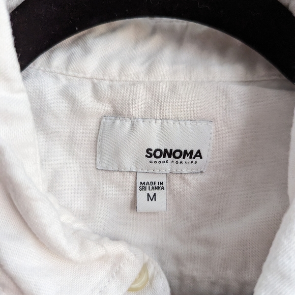 White Button Up Shirt Men's - Picture 5 of 7